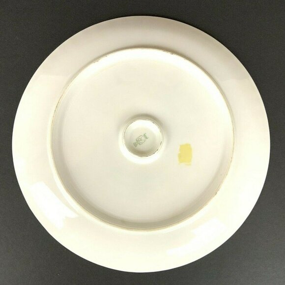 Retsch Wunsiedel Bavaria Porcelain Platter With Fruit Design Fluted Edge Vintage - Picture 4 of 5